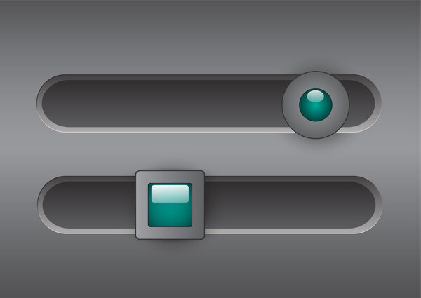 Vector switch button,  vector illustration  