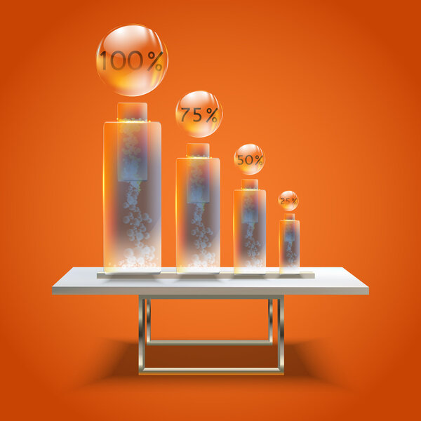 Продажа колонки. Векторная иллюстрация
