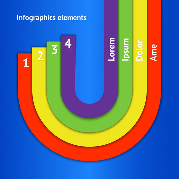 Цветной векторный фон с числами
.