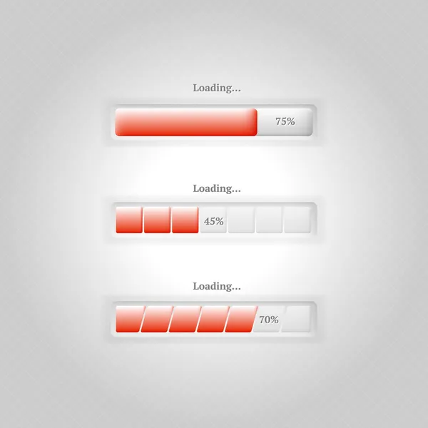 Yükleme Çubuğu Vektör Illüstrasyon Vektör — Stok Vektör