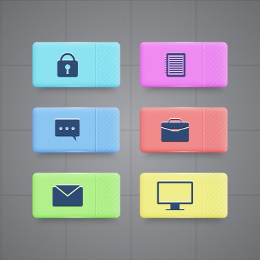 Icons for Buisness & Office use clipart