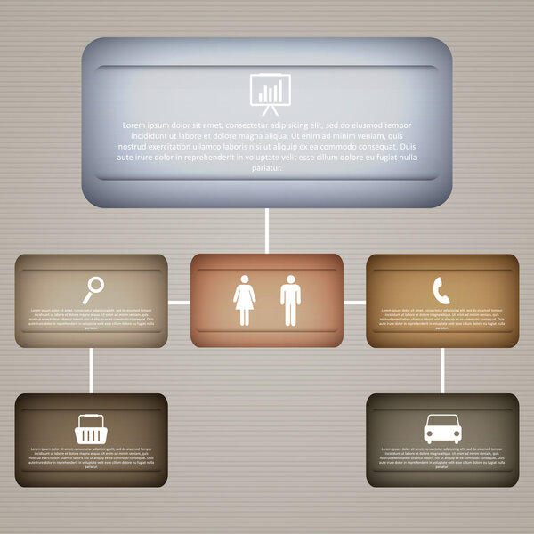 Офисные и деловые центры. Вектор
