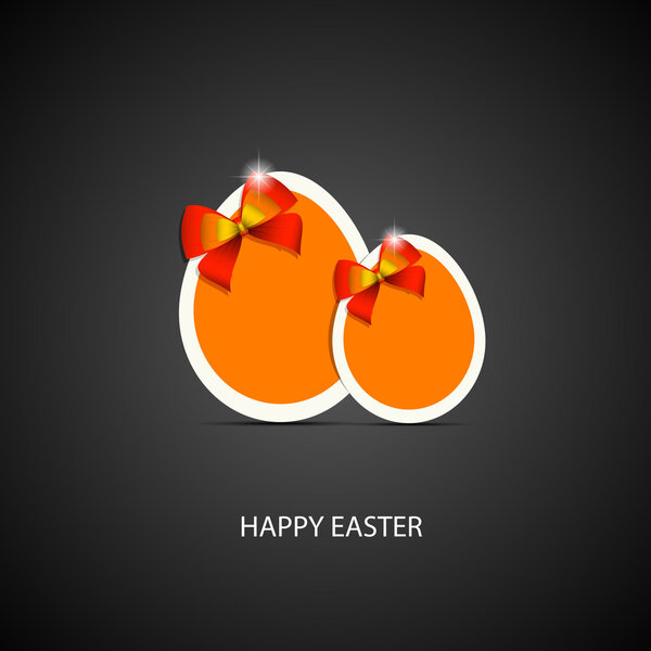 Happy easter card,  vector illustration  
