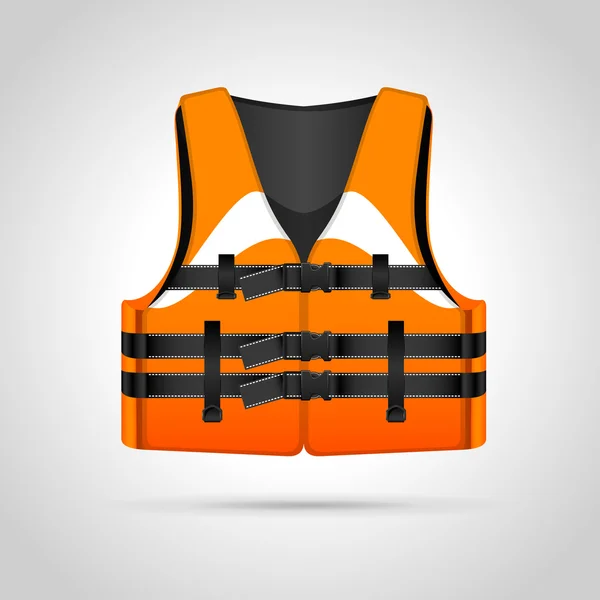 Life Vest Illustration Vector Illustration — Stock Vector