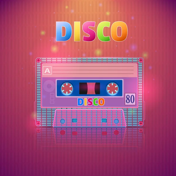 Illustration Cassette Tape Words Tape Stock Vector