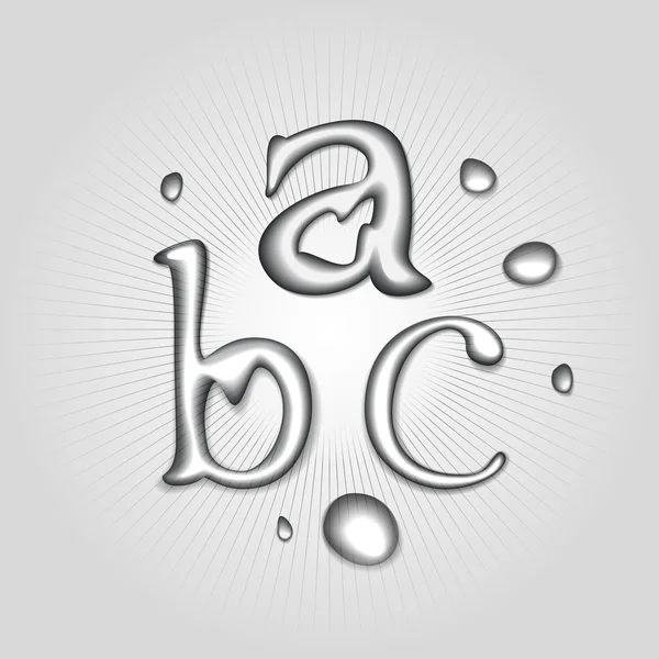 Letras Agua Vectorial Vectores De Stock Sin Royalties Gratis