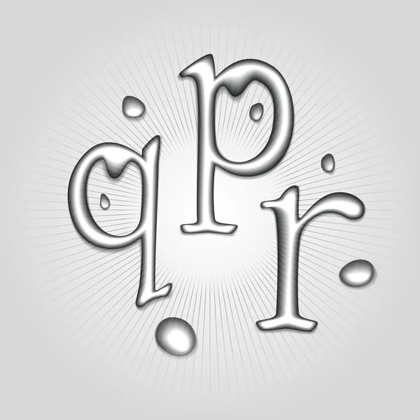 Letras Agua Vectorial Gráficos Vectoriales