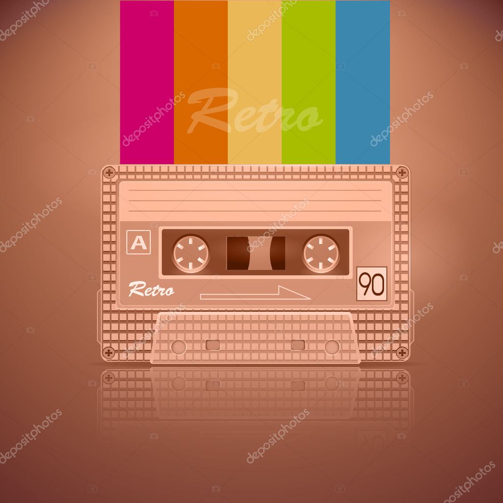 Retro Audio Cassette Tape