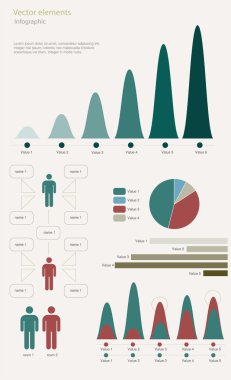 Infographic elemanları. vektör çizim.