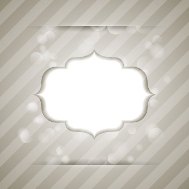 Vector vintage frame,  vector illustration   clipart
