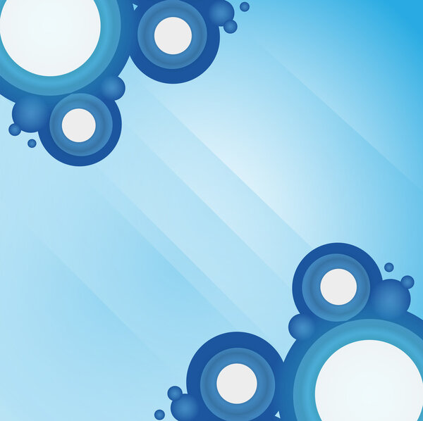 Абстрактный голубой геометрический дизайн
