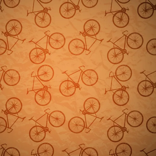 Ретро Велосипедний Фон Векторні Ілюстрації — стоковий вектор