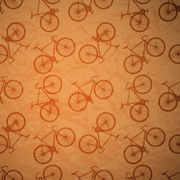 retro bike background,  vector illustration  