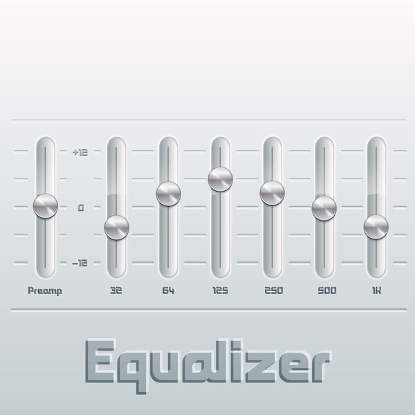 Музыкальный эквалайзер с микшерной консолью
.