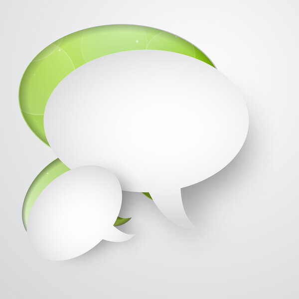 Vector speech bubbles,  vector illustration  