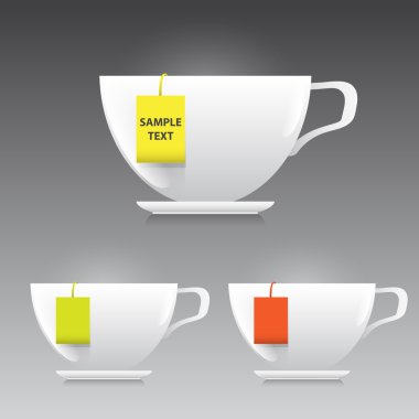 Vector cup of tea illustration clipart