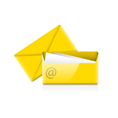 Envelops icon. Vector illustration. clipart