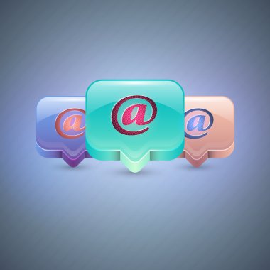 e-posta simgeler vektör