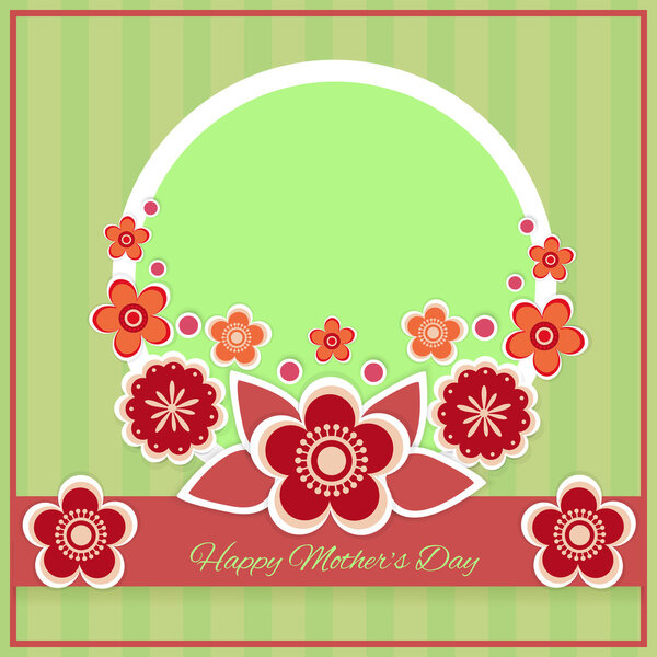 Happy mother day background. Vector illustration