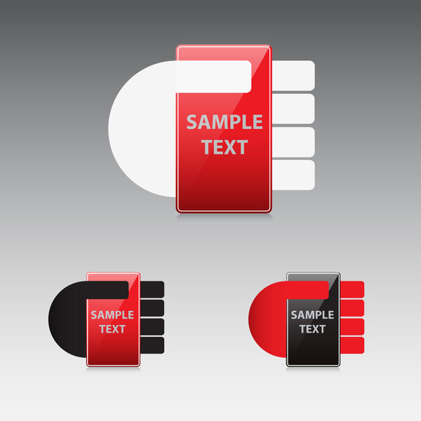 Labels. Vector set,  vector illustration 