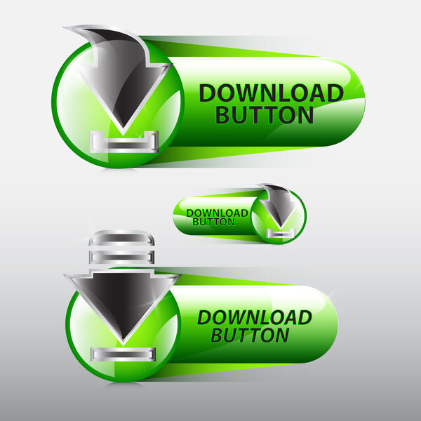 Vector download buttons vector illustration 
