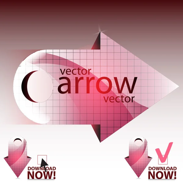 Vector Arrow Vector Illustration — Stock Vector
