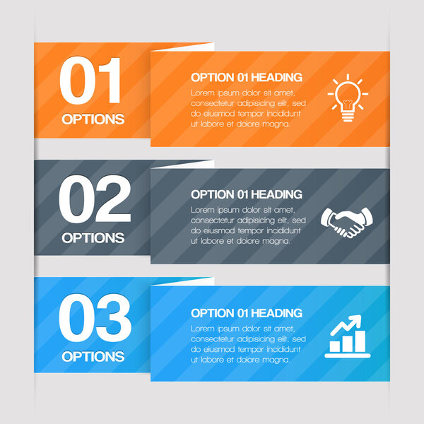 Modern Step By Step Web Elements. Vector Design Infographics