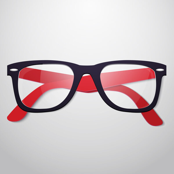 Retro vector glasses vector illustration 