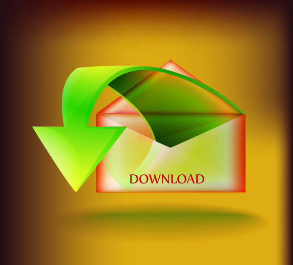 Vector download button vector illustration 