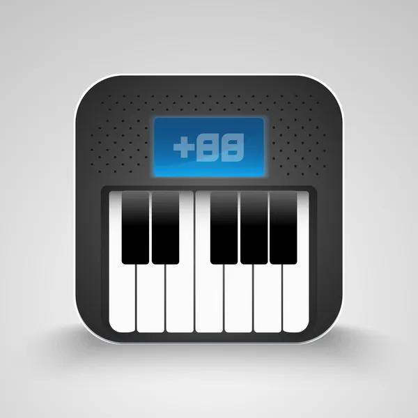 Vector Piano Keyboard Icon Royalty Free Stock Illustrations