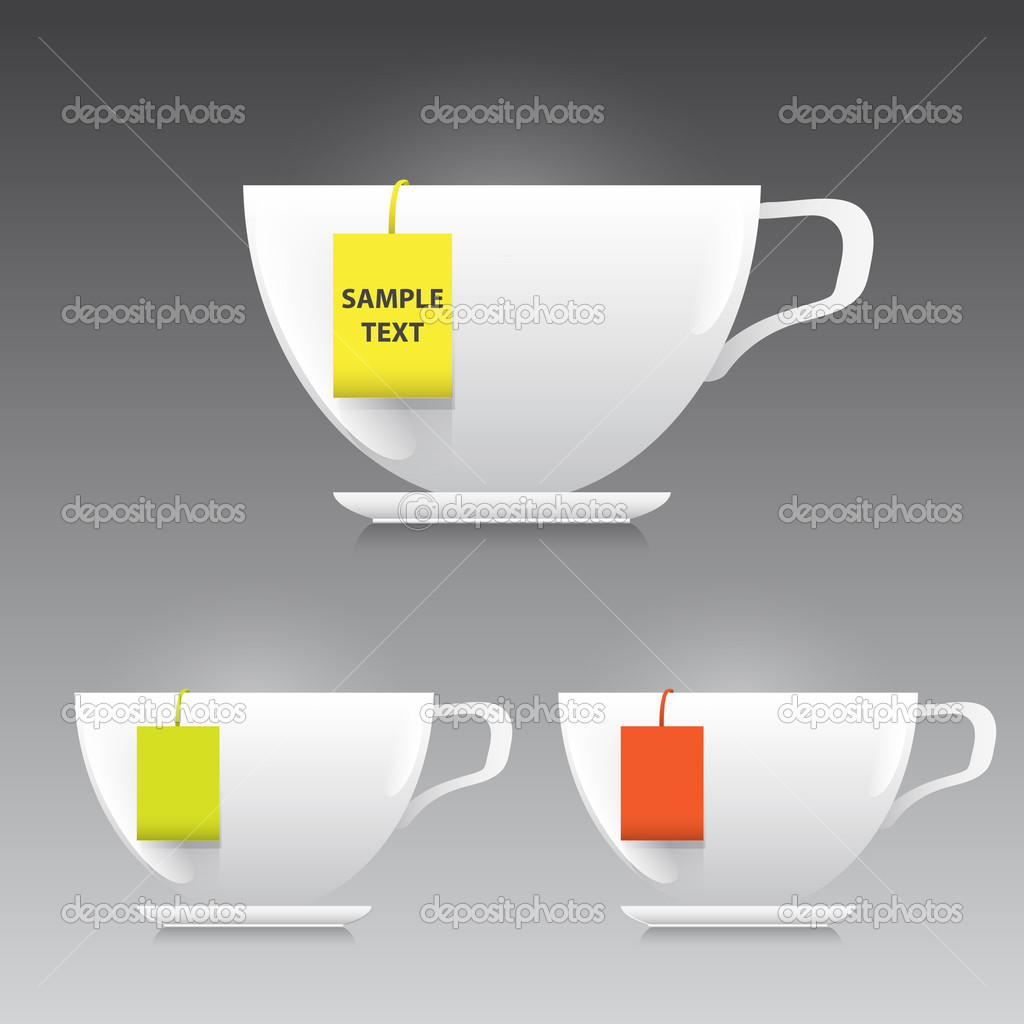 Vector cup of tea illustration