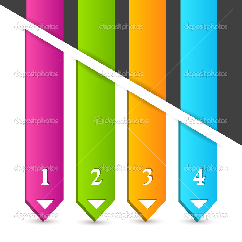 Color vector arrows vector illustration 
