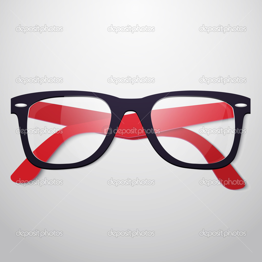 Retro vector glasses vector illustration
