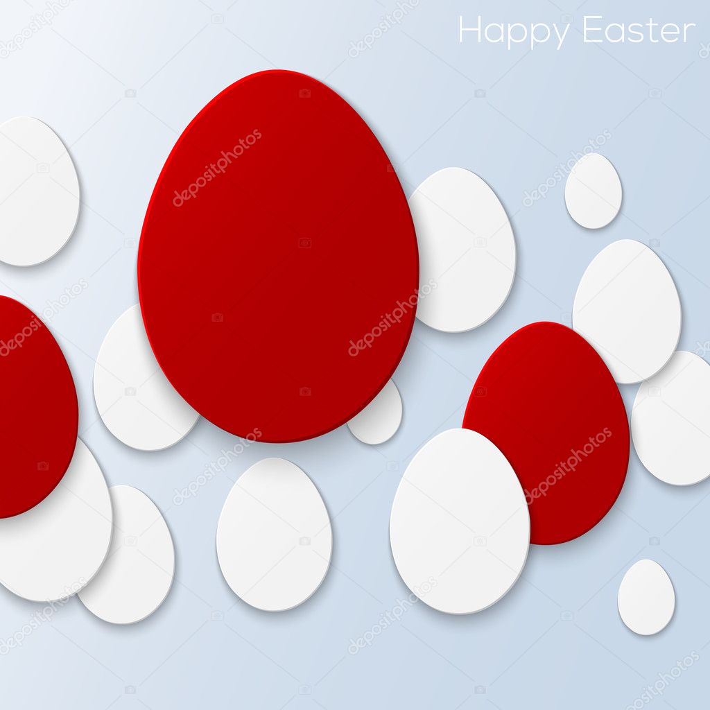 Easter card. Vector illustration