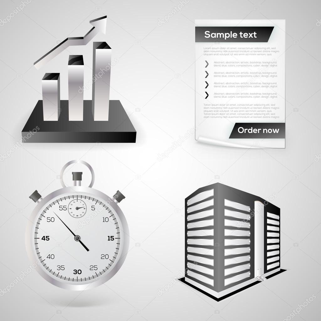 Business icons vector illustration 