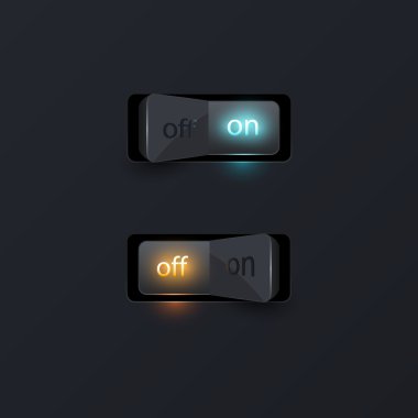 on and off switch clipart