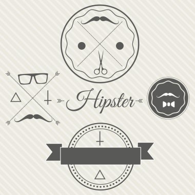 Hipster style background. vector illustration 