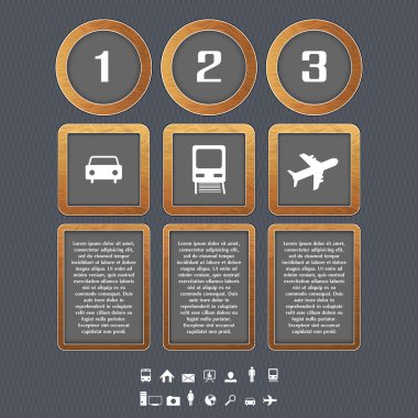 Transport Type Icon, vector design clipart