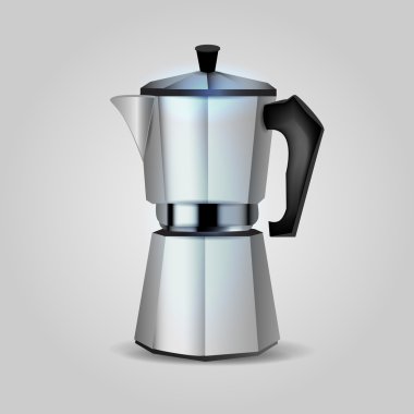 Cofee maker, vector ilustration clipart