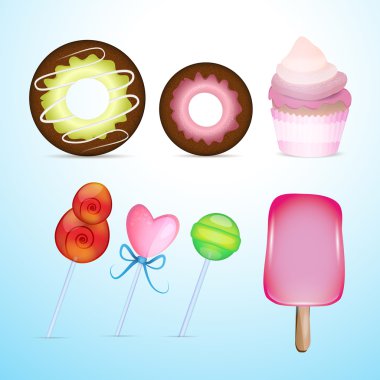 Vector Candies vector illustration 