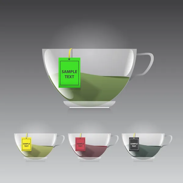 Tasse Thé Icône — Image vectorielle