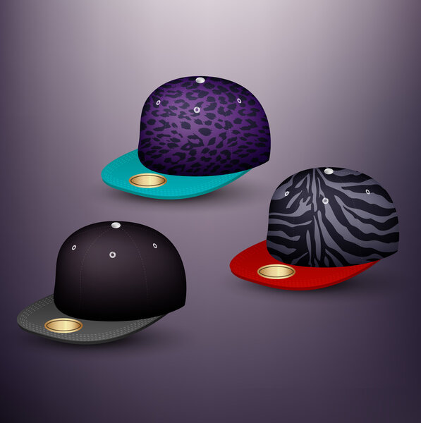 baseball caps, vector design