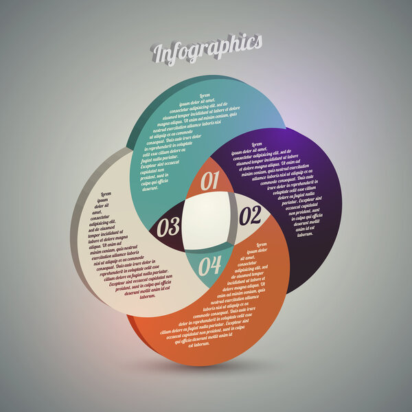 Дизайн фонового баннера с цифрой пузыря
