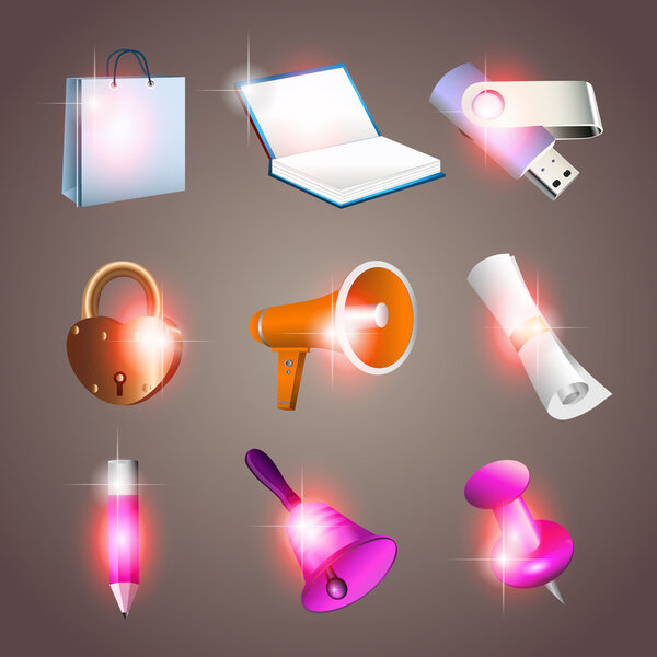 Office tools. Vector illustration