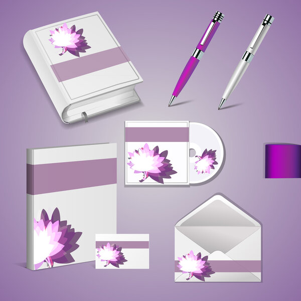 Set of templates corporate identity