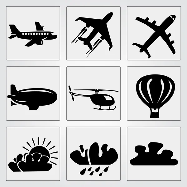 Travel Icons Set Vector Illustration — Stock Vector