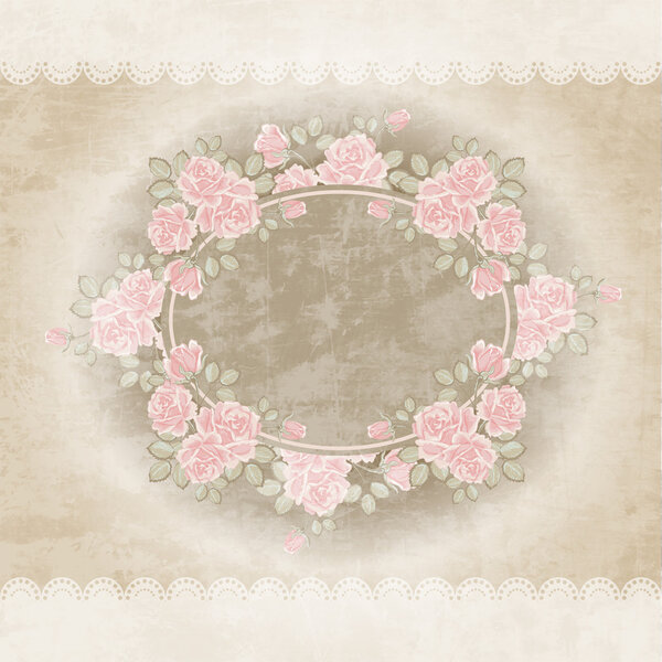 Floral vector background design
