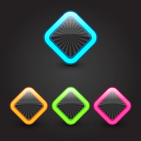 Vector Color Buttons Vector Illustration Royalty Free Stock Vectors