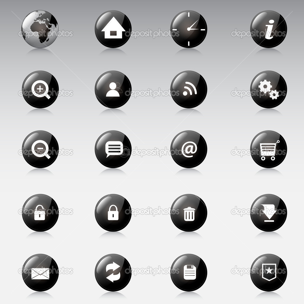 Web icons, vector design