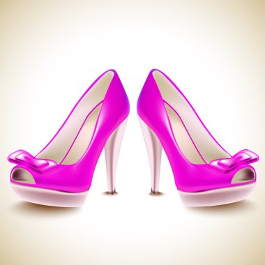 Shoes icon. Vector illustration clipart